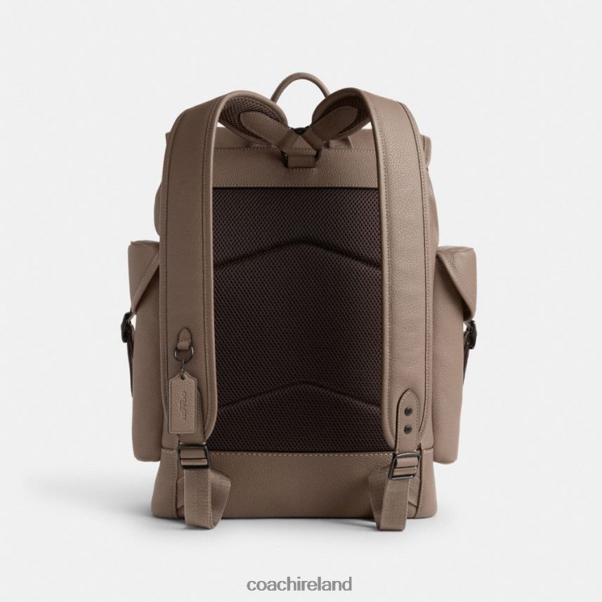 Coach Men HITCH BACKPACK Dark Stone 80N2R2680