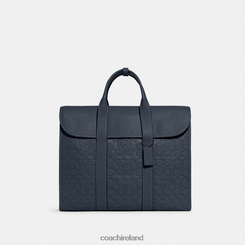 Coach Men GOTHAM PORTFOLIO IN SIGNATURE LEATHER DENIM 80N2R2623