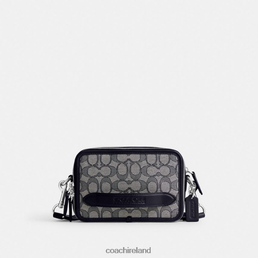 Coach Men CHARTER CROSSBODY IN SIGNATURE JACQUARD Midnight Navy 80N2R2667