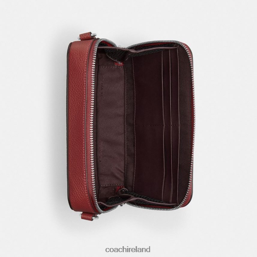 Coach Men CHARTER SLIM CROSSBODY Ruby Red 80N2R2649