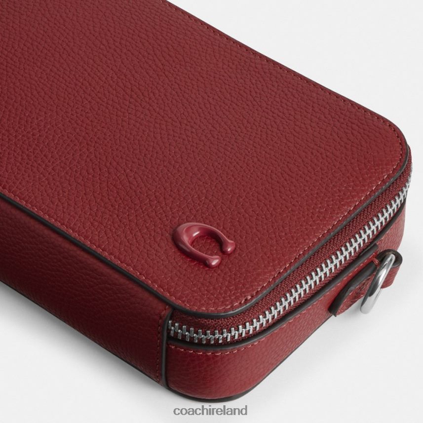 Coach Men CHARTER SLIM CROSSBODY Ruby Red 80N2R2649