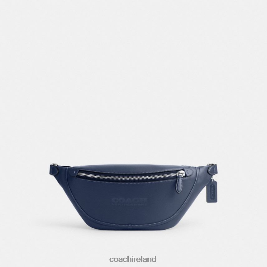 Coach Men LEAGUE BELT BAG Deep Blue 80N2R2671