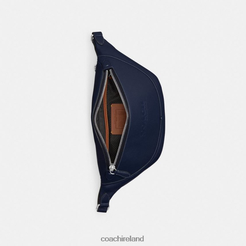 Coach Men LEAGUE BELT BAG Deep Blue 80N2R2671