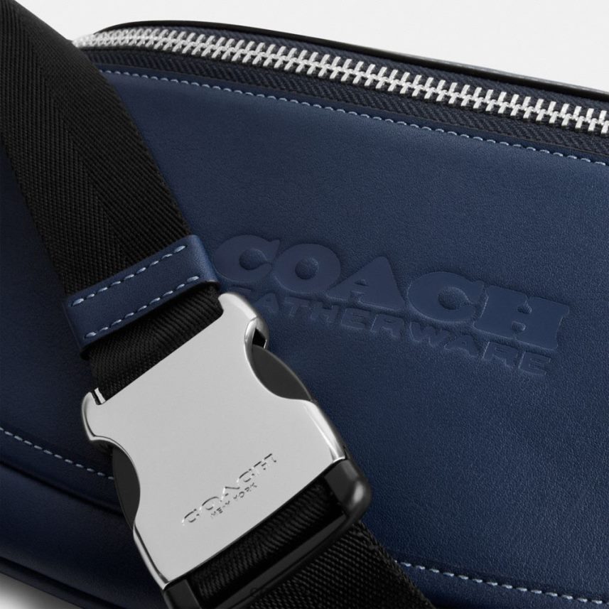 Coach Men LEAGUE BELT BAG Deep Blue 80N2R2671
