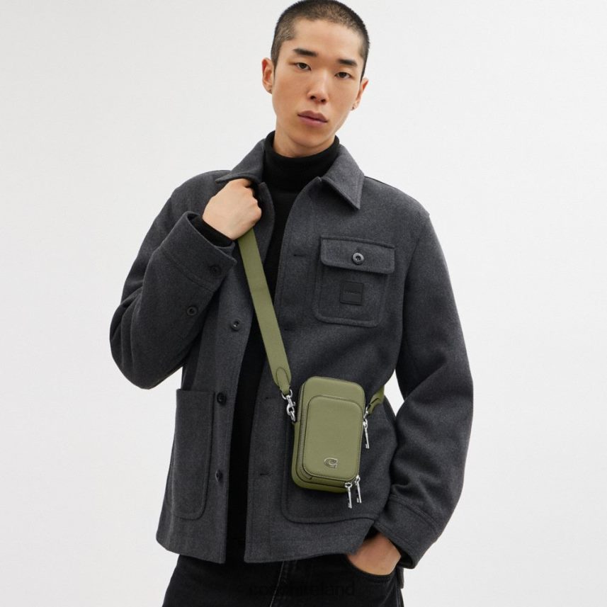 Coach Men PHONE CROSSBODY MOSS 80N2R2650