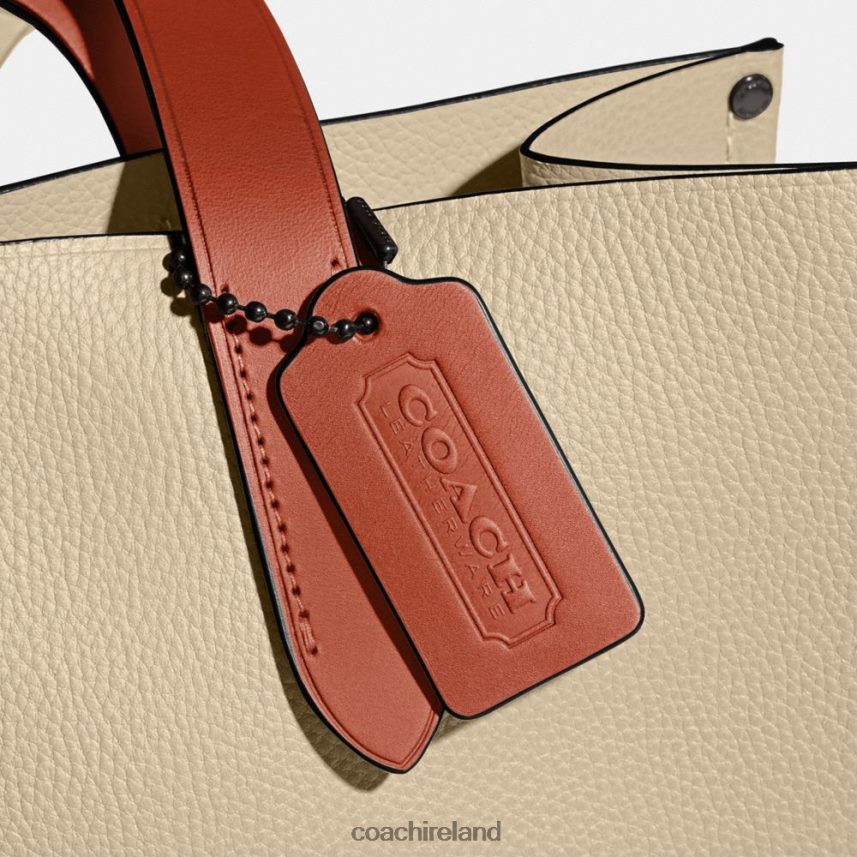 Coach Men RELAY TOTE 34 Ivory 80N2R2628