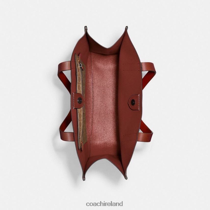 Coach Men RELAY TOTE Dark Stone 80N2R2631