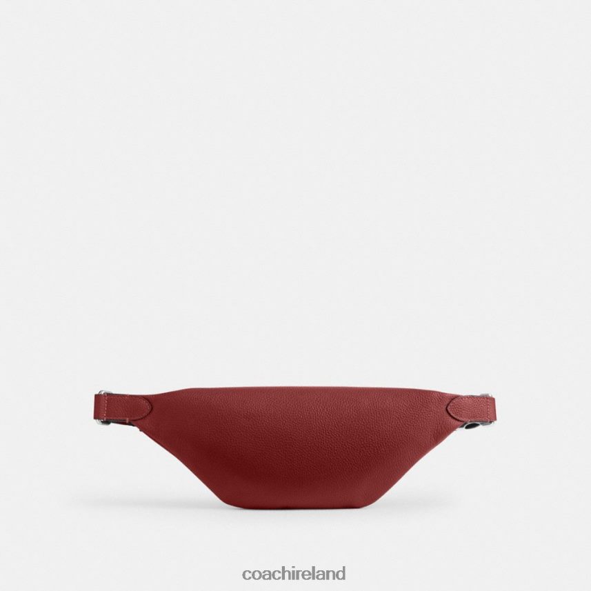 Coach Men CHARTER BELT BAG 7 Ruby Red 80N2R2689