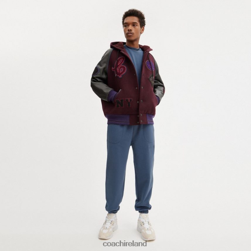 Coach Men ESSENTIAL SOLID JOGGERS Blue. 80N2R2783