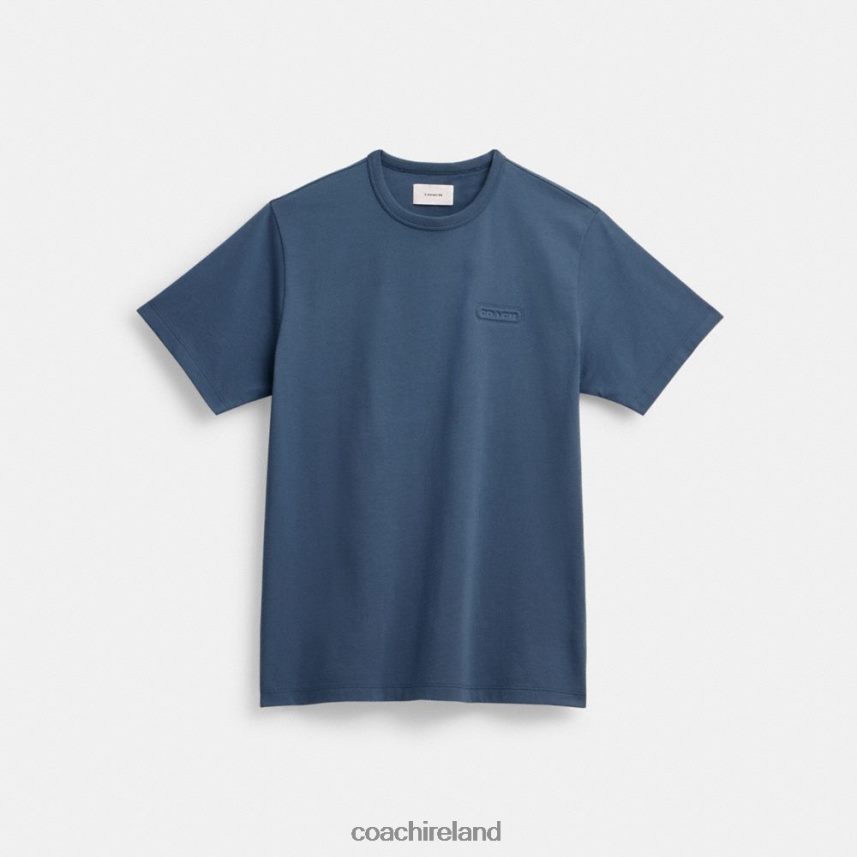 Coach Men ESSENTIAL T-SHIRT Blue. 80N2R2782