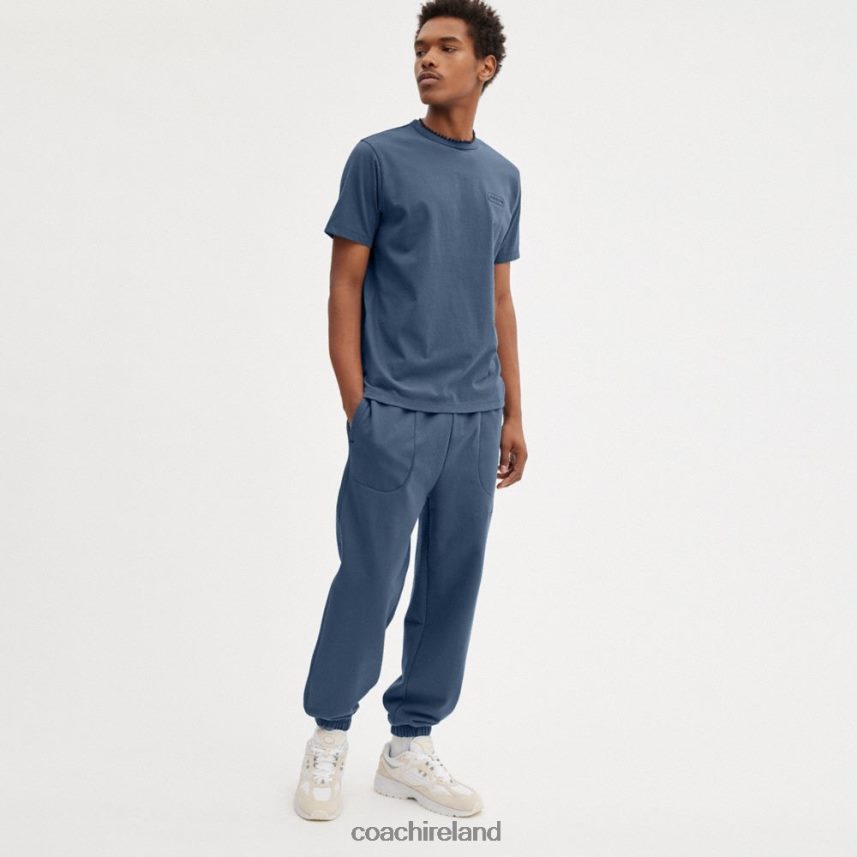 Coach Men ESSENTIAL T-SHIRT Blue. 80N2R2782