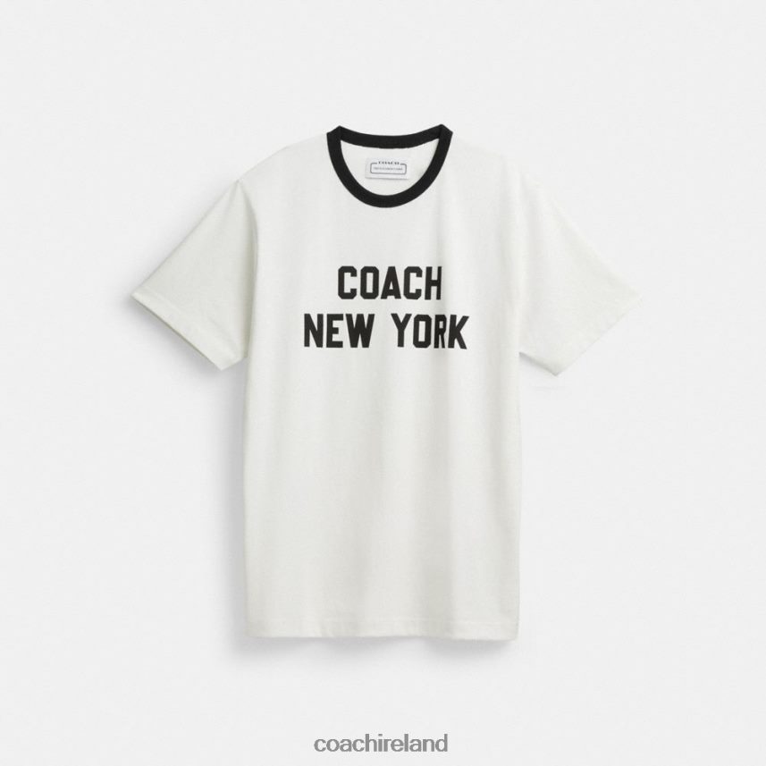 Coach Men NEW YORK T-SHIRT White. 80N2R2763