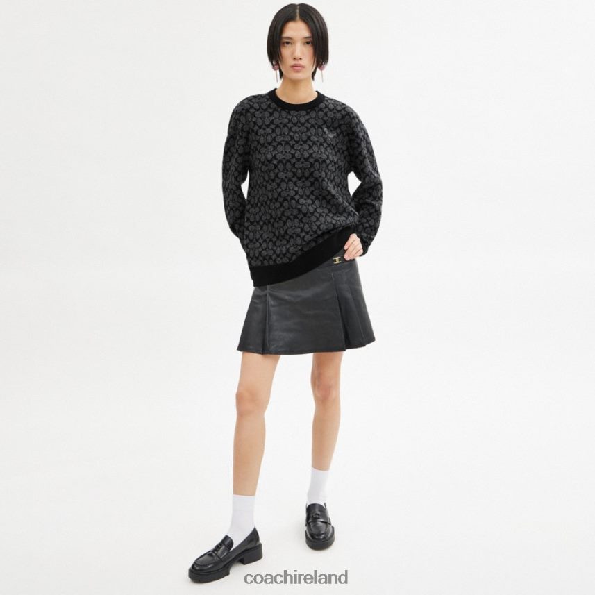 Coach Men REXY SWEATER Black Signature 80N2R2768