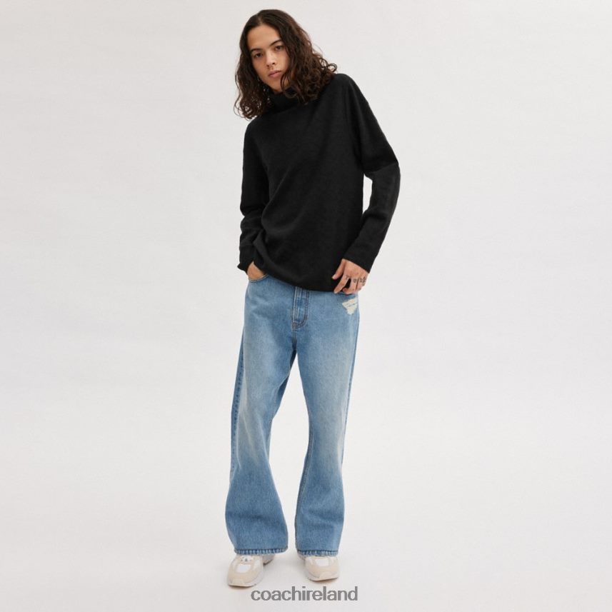 Coach Men SIGNATURE TURTLENECK Black 80N2R2779