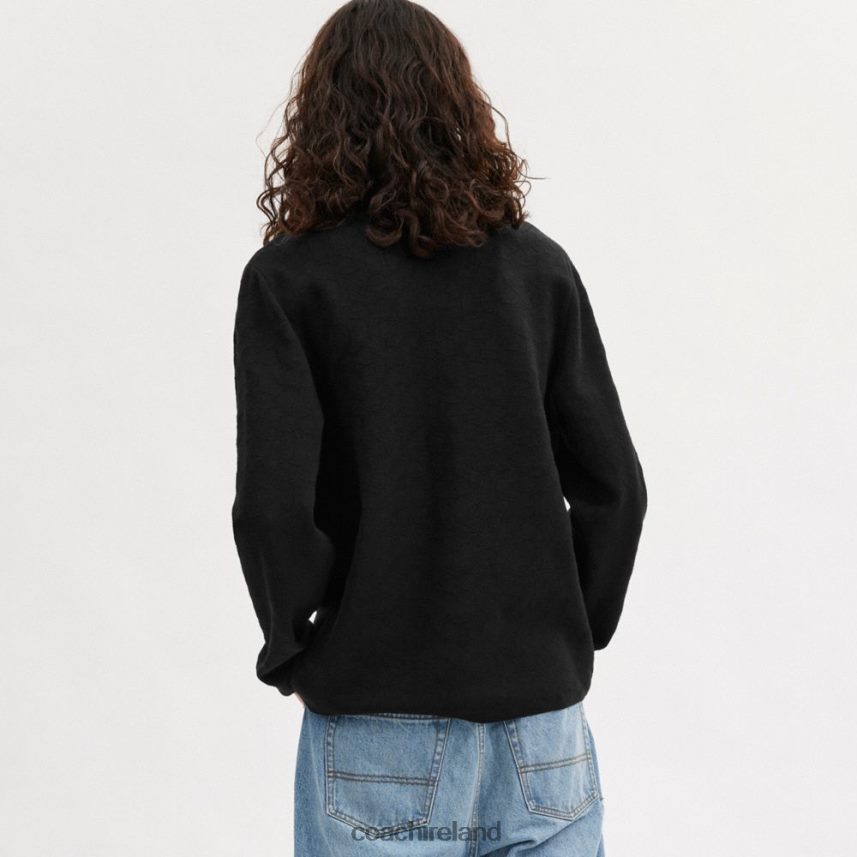 Coach Men SIGNATURE TURTLENECK Black 80N2R2779