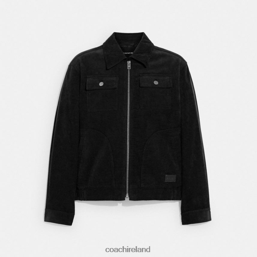 Coach Men CORDUROY JACKET Black 80N2R2755