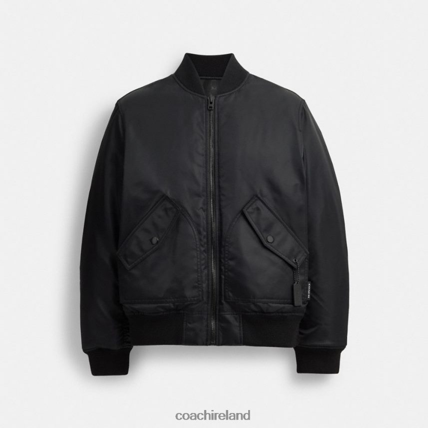 Coach Men REVERSIBLE MA-1 JACKET Black 80N2R2753