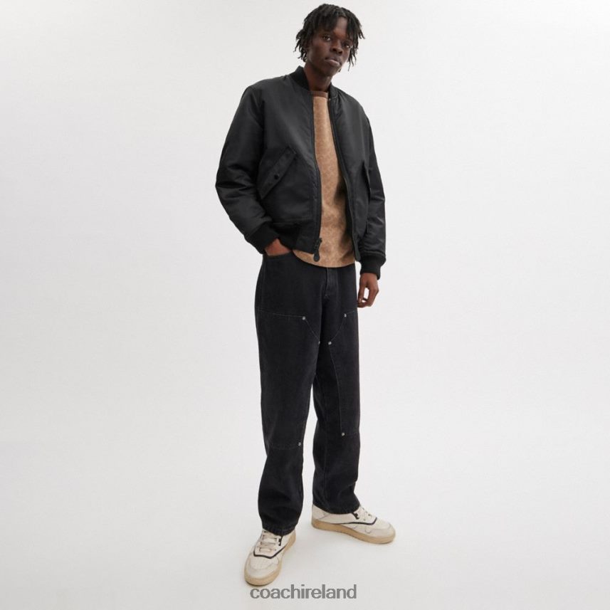 Coach Men REVERSIBLE MA-1 JACKET Black 80N2R2753