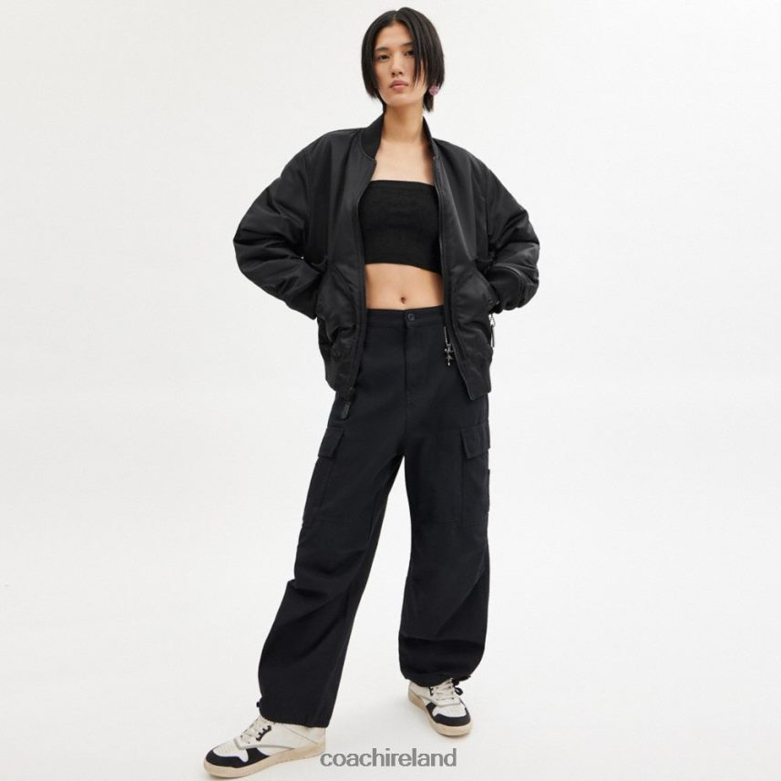 Coach Men REVERSIBLE MA-1 JACKET Black 80N2R2753