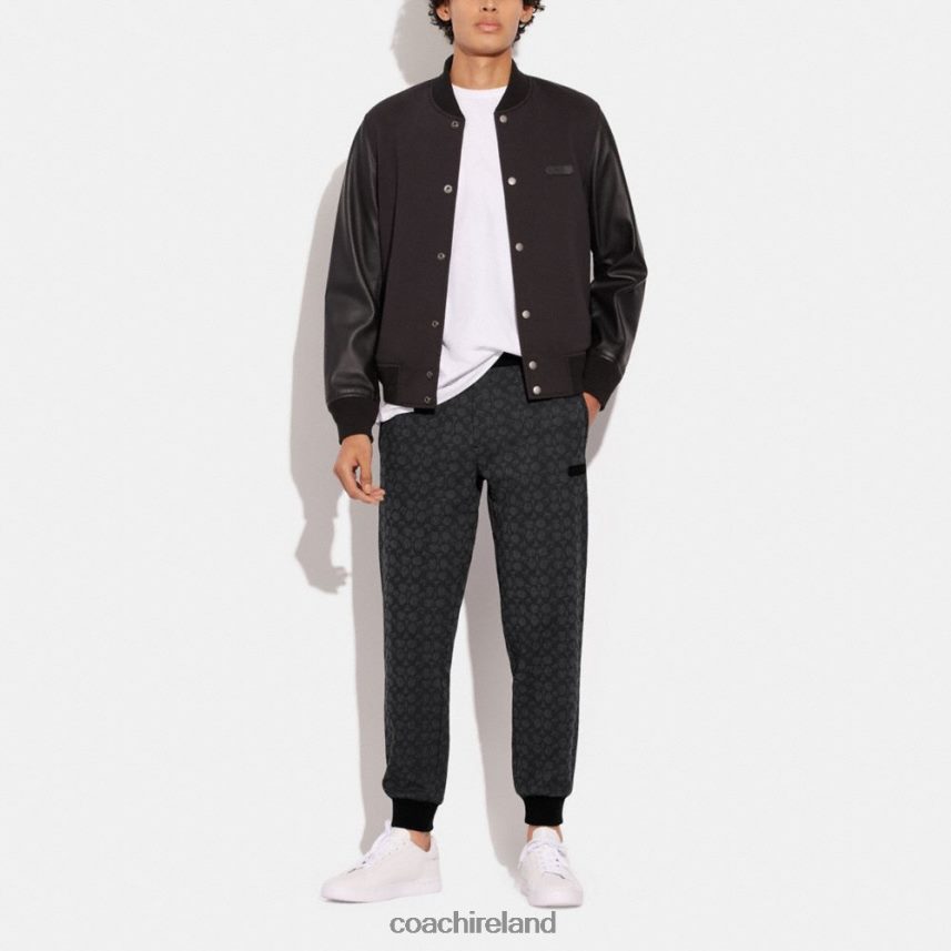 Coach Men ESSENTIAL JOGGERS IN SIGNATURE Charcoal Signature 80N2R2793