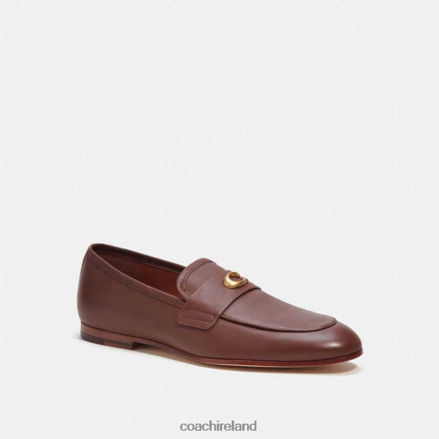 Coach Men SCULPTED SIGNATURE LOAFER Saddle 80N2R2730