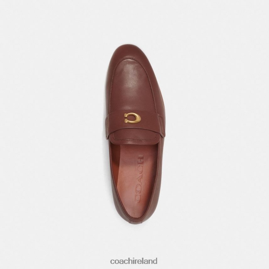 Coach Men SCULPTED SIGNATURE LOAFER Saddle 80N2R2730