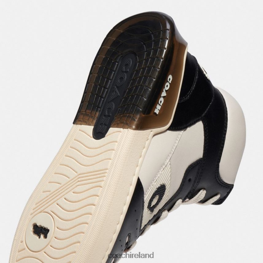 Coach Men CITYSOLE HIGH TOP SNEAKER Chalk/Black 80N2R2748