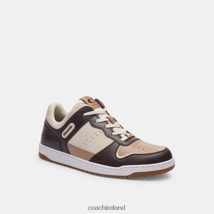 Coach Men C201 SNEAKER Oxblood/Taupe 80N2R2735