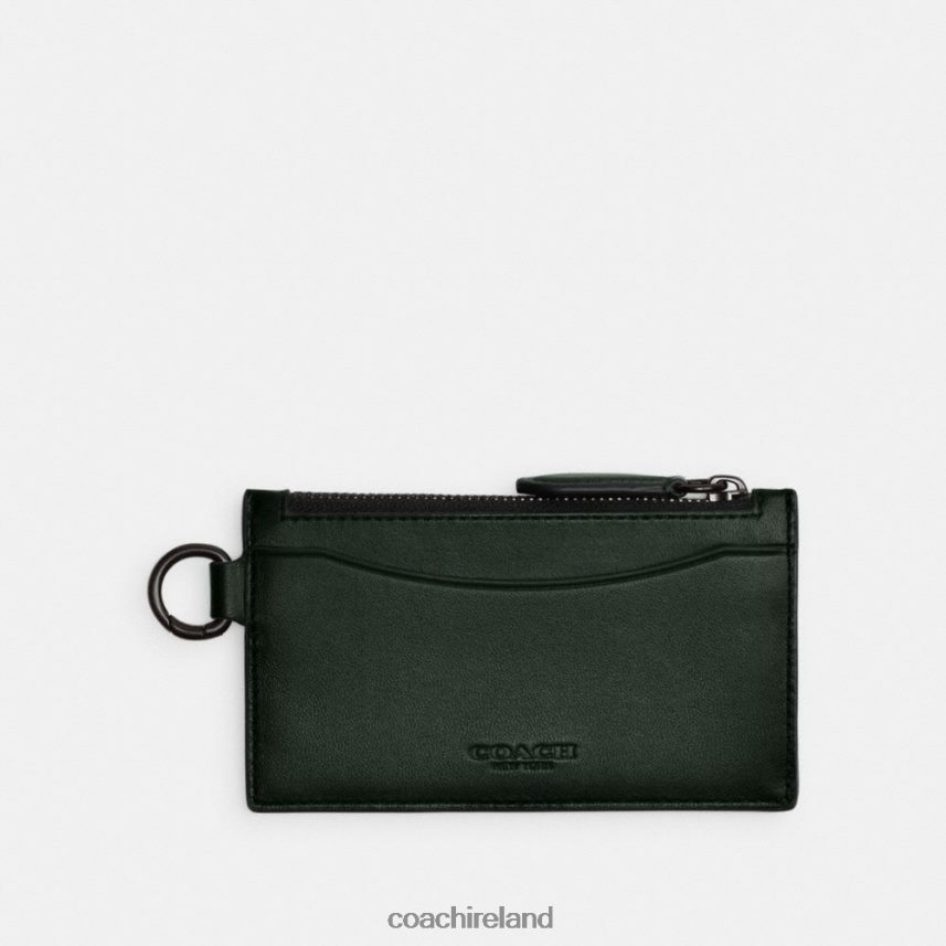 Coach Men ZIP CARD CASE Amazon Green 80N2R2724