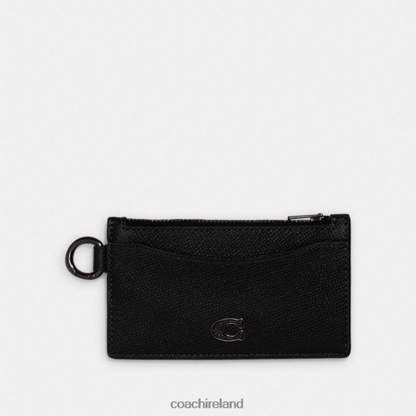 Coach Men ZIP CARD CASE Black 80N2R2726
