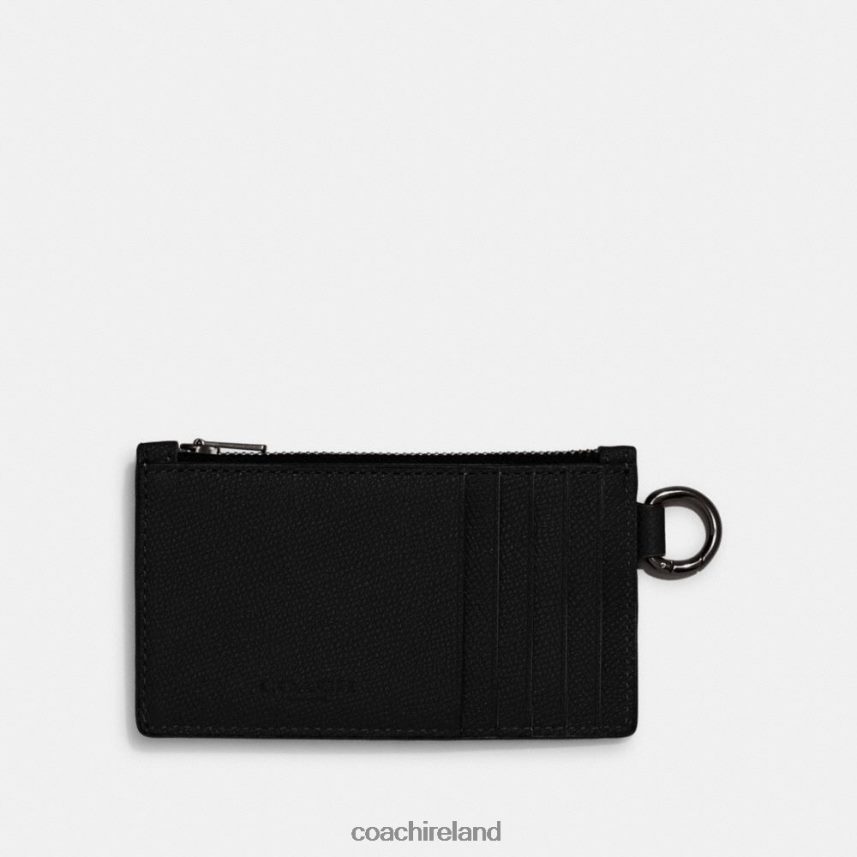 Coach Men ZIP CARD CASE Black 80N2R2726