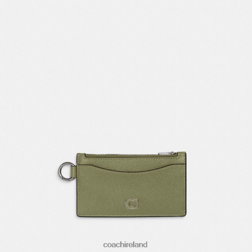 Coach Men ZIP CARD CASE MOSS 80N2R2719