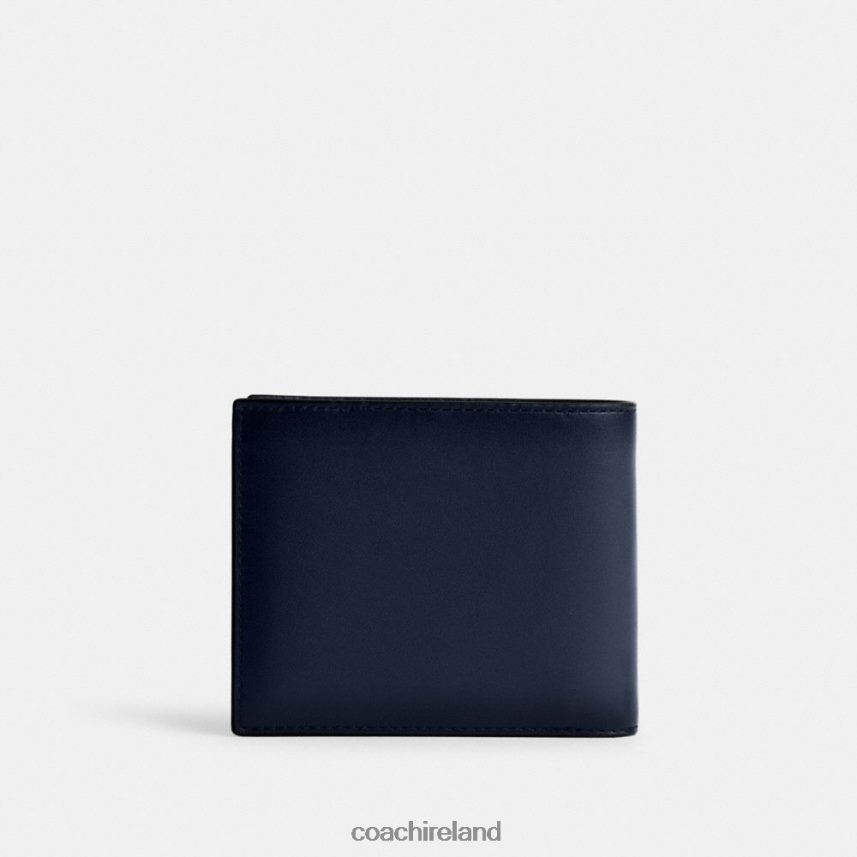 Coach Men 3-IN-1 WALLET Deep Blue 80N2R2707