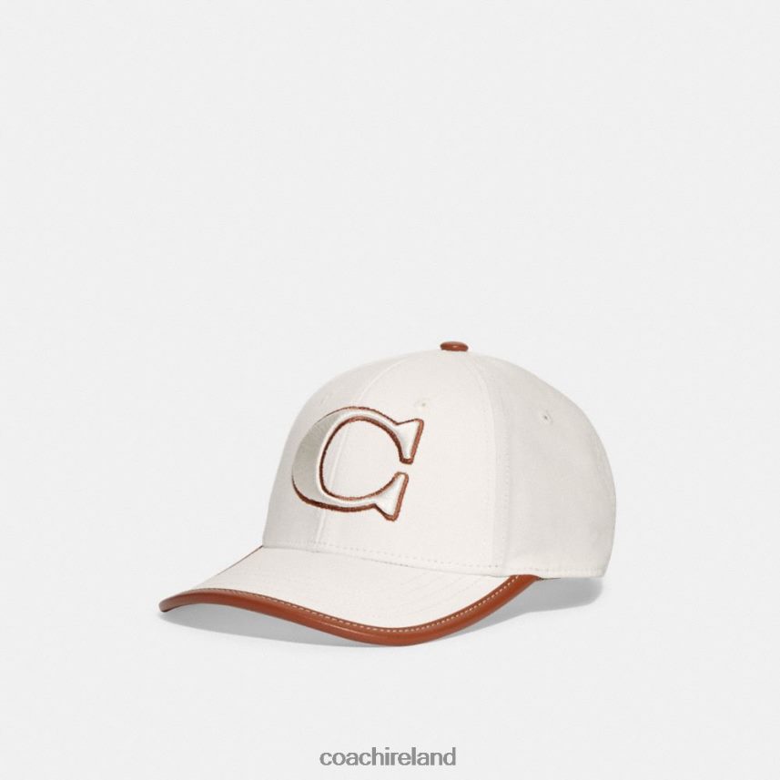 Coach Women BASEBALL HAT Chalk 80N2R2604