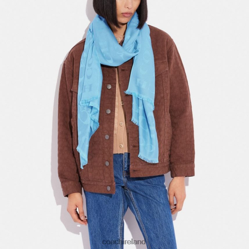 Coach Women SIGNATURE STOLE POOL 80N2R2607