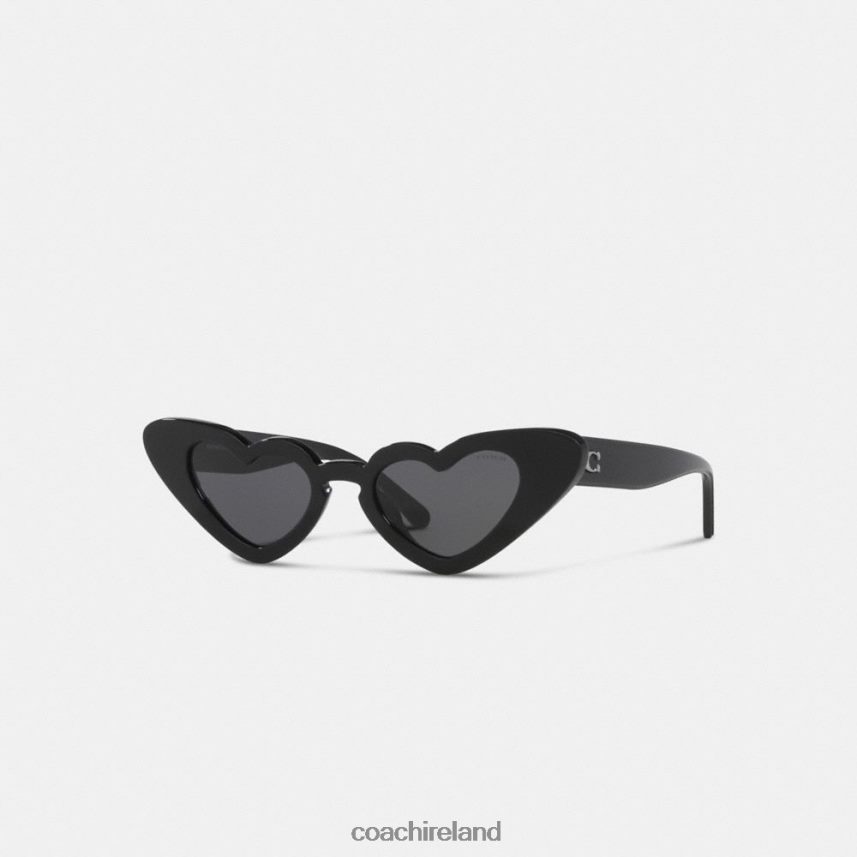 Coach Women HEART SUNGLASSES Black 80N2R2528