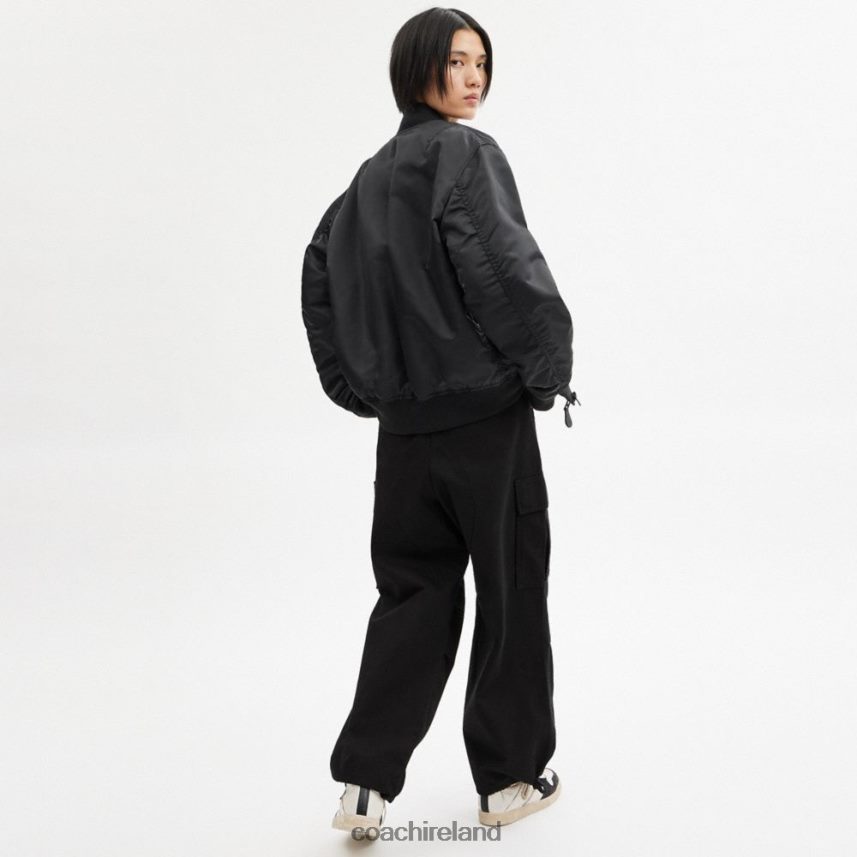 Coach Women CARGO PANTS Black 80N2R2501