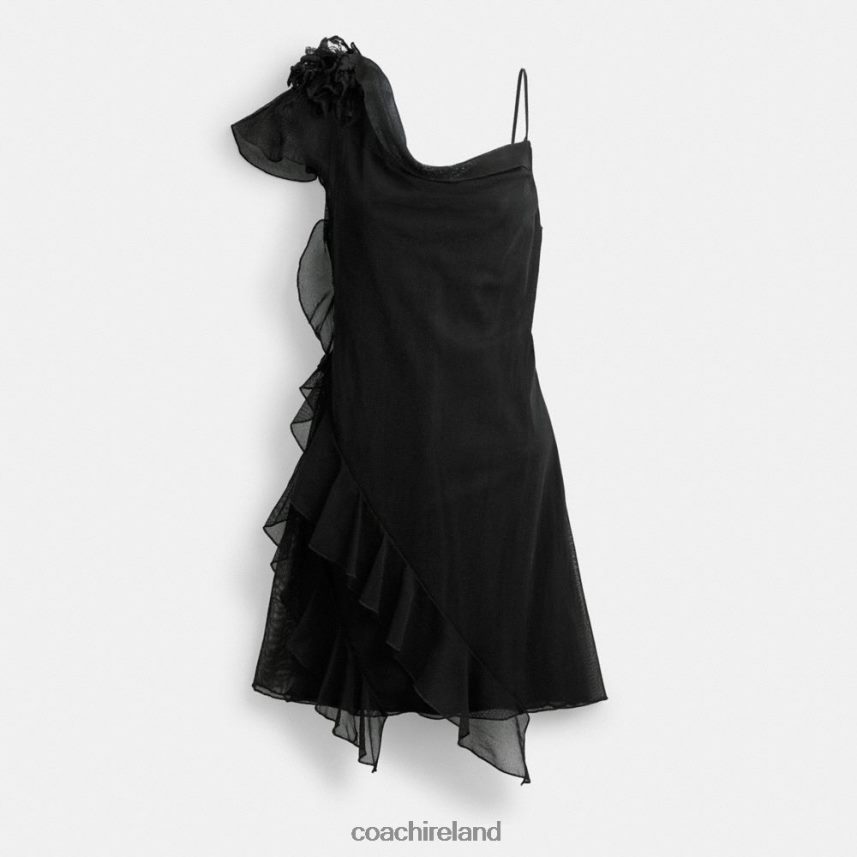 Coach Women MINI TULLE DRESS Black 80N2R2516