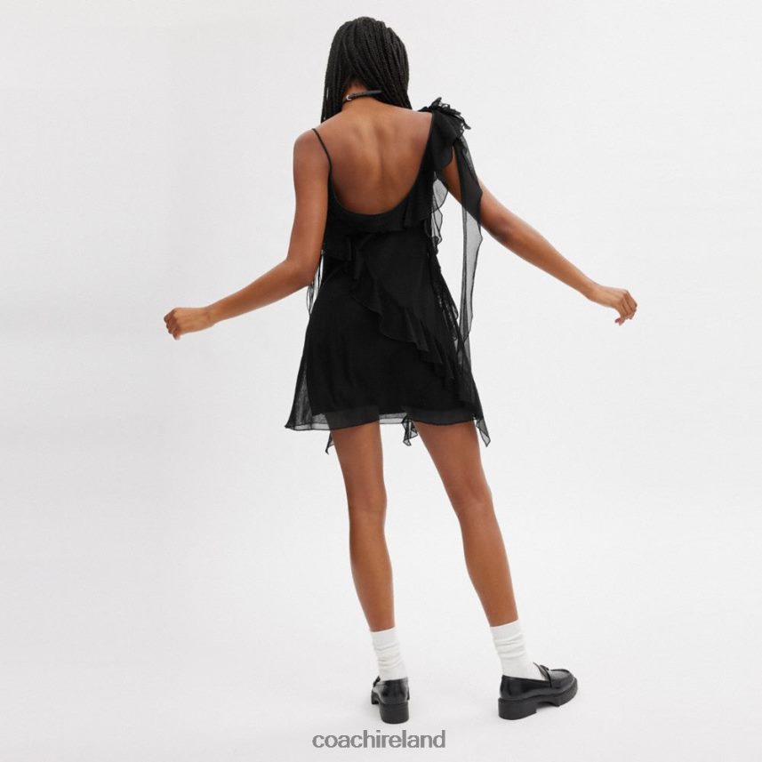 Coach Women MINI TULLE DRESS Black 80N2R2516