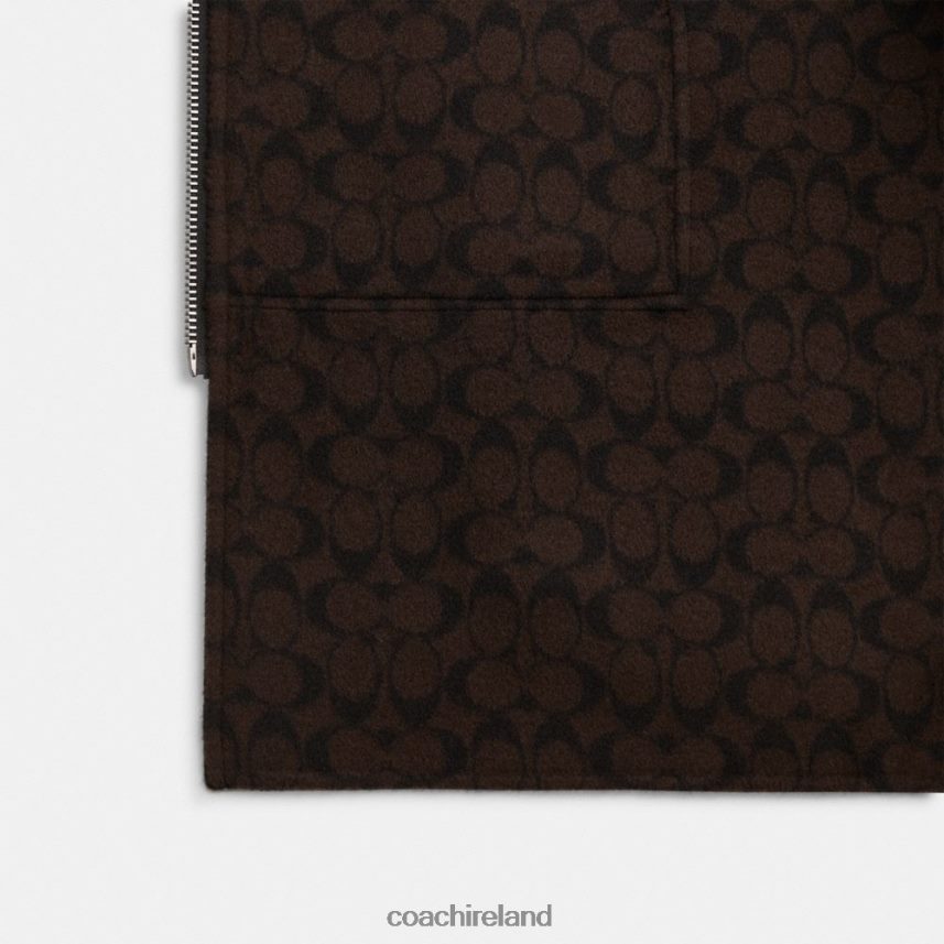 Coach Women DOUBLE FACE CAPE Black 80N2R2451