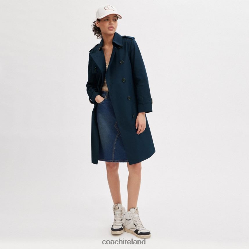Coach Women TRENCH NAVY 80N2R2458