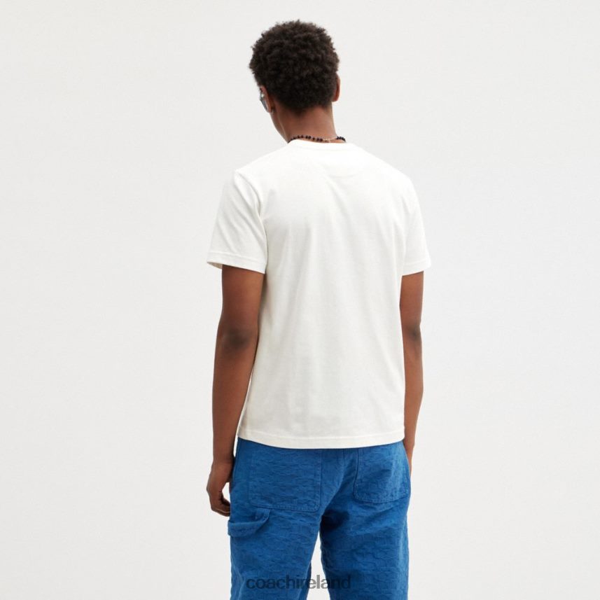 Coach Women HORSE AND CARRIAGE T-SHIRT White. 80N2R2493