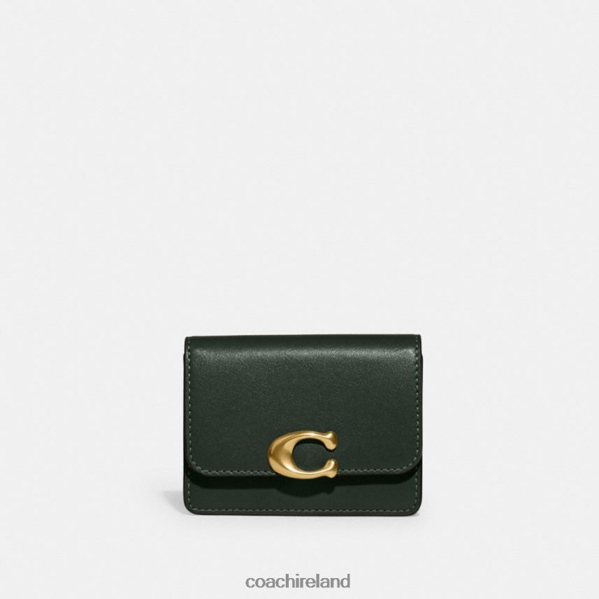 Coach Women BANDIT CARD CASE B4/Amazon Green 80N2R28