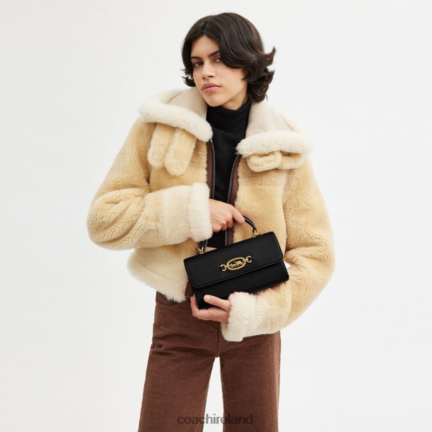 Coach Women HARLOW TOP HANDLE B4/BLACK 80N2R2226