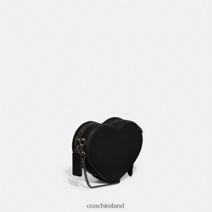 Coach Women HEART CROSSBODY 14 V5/Black 80N2R2211