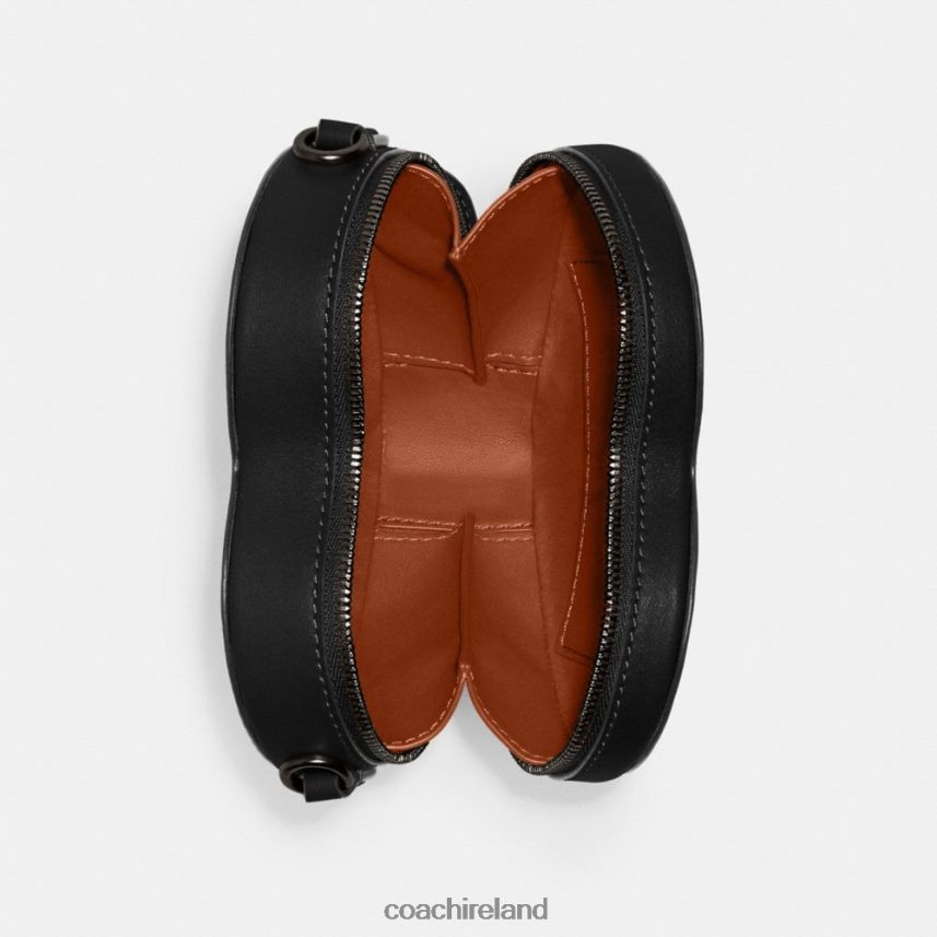 Coach Women HEART CROSSBODY 14 V5/Black 80N2R2211