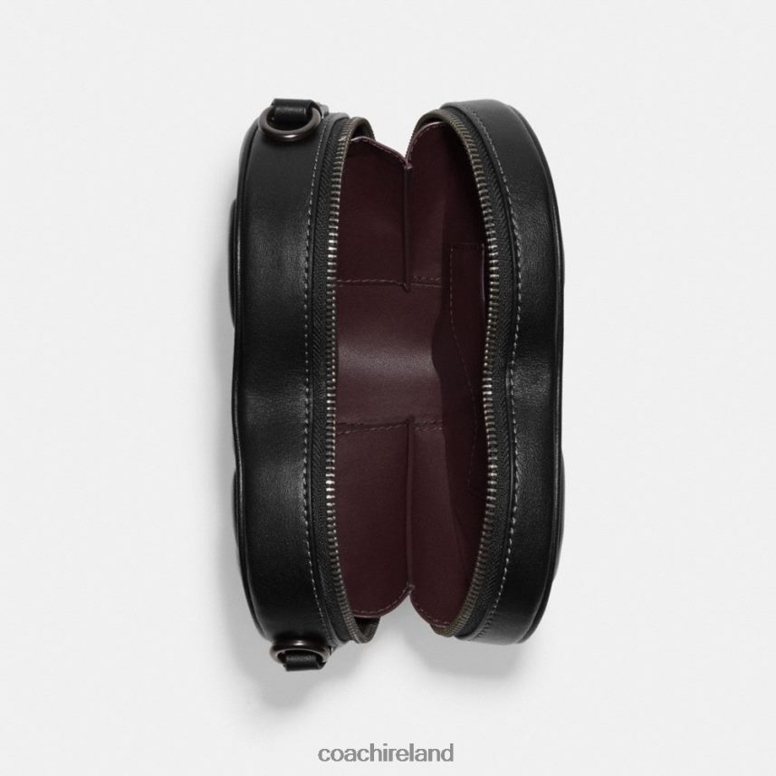 Coach Women HEART CROSSBODY WITH QUILTING V5/Black 80N2R2204