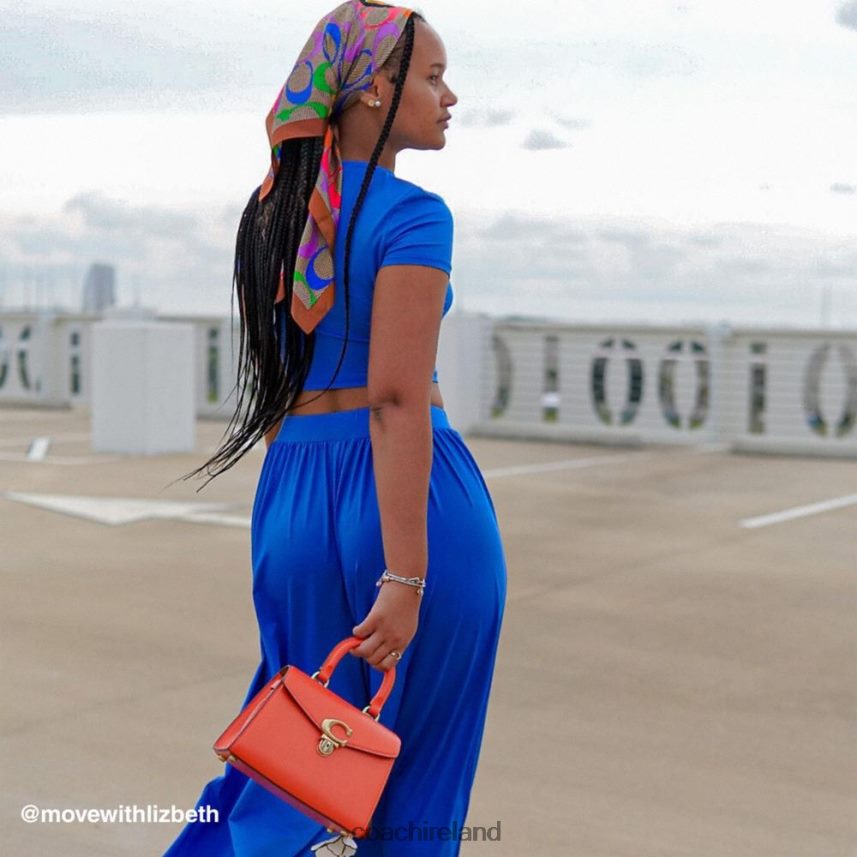 Coach Women SAMMY TOP HANDLE 21 B4/SUN ORANGE 80N2R2250