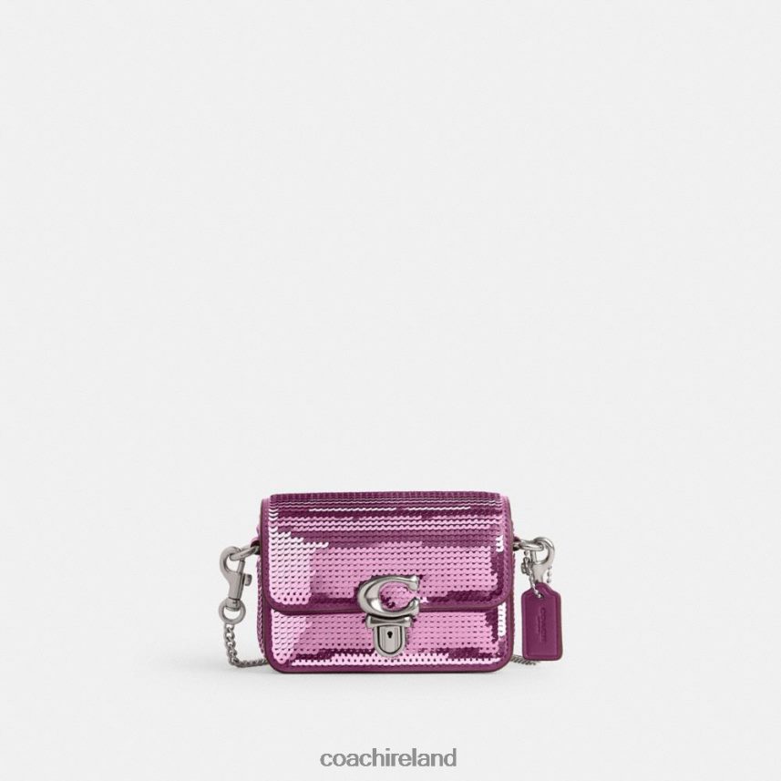 Coach Women STUDIO 12 WITH SEQUINS LH/Dark Magenta 80N2R2225