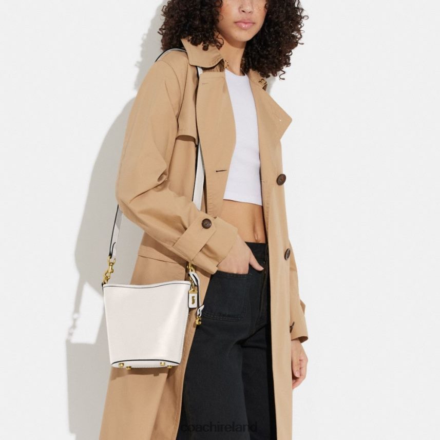 Coach Women DAKOTA BUCKET BAG 16 B4/CHALK 80N2R219